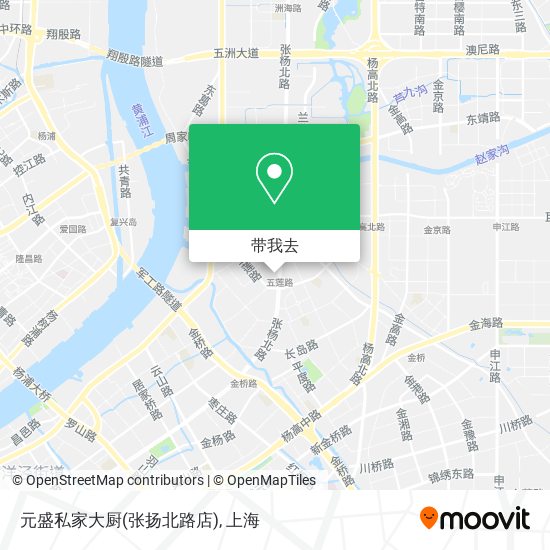 元盛私家大厨(张扬北路店)地图