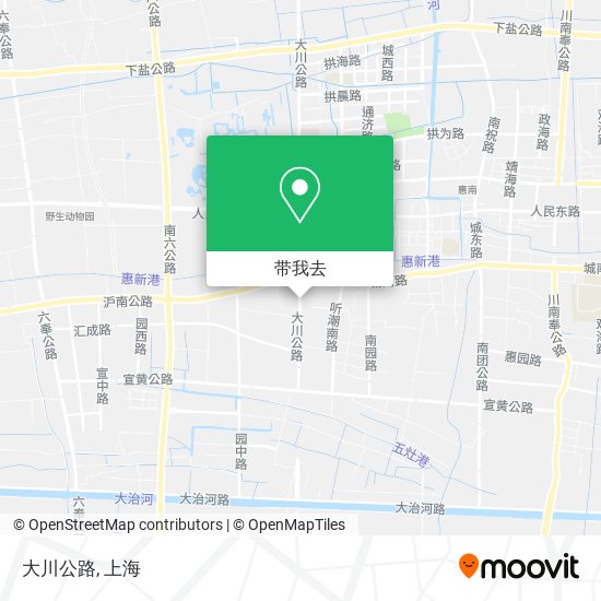 大川公路地图