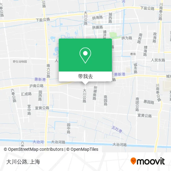 大川公路地图