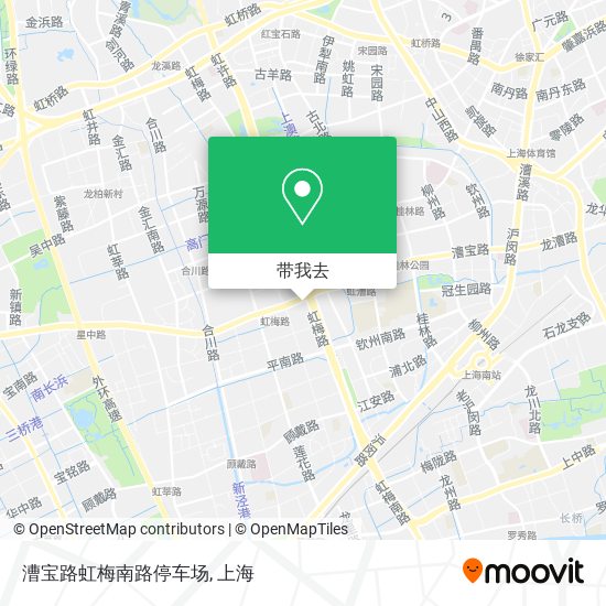 漕宝路虹梅南路停车场地图