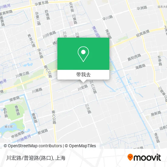川宏路/普迎路(路口)地图