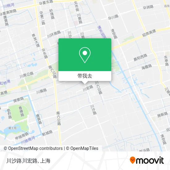 川沙路川宏路地图