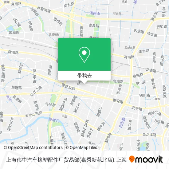 上海伟中汽车橡塑配件厂贸易部(嘉秀新苑北店)地图