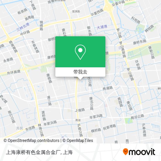 上海康桥有色金属合金厂地图