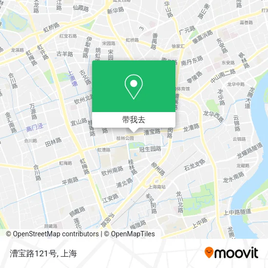 漕宝路121号地图