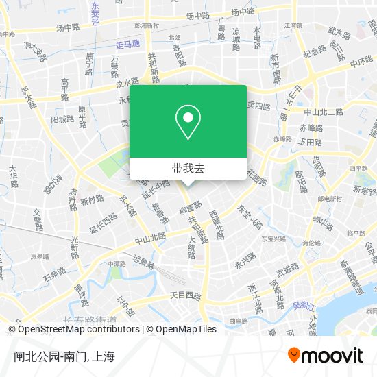 闸北公园-南门地图