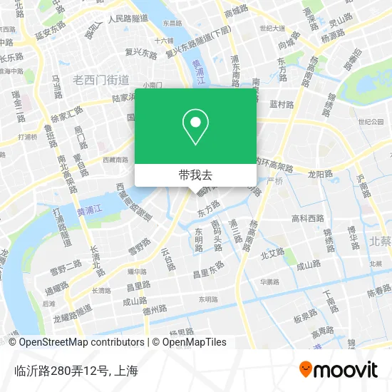 临沂路280弄12号地图