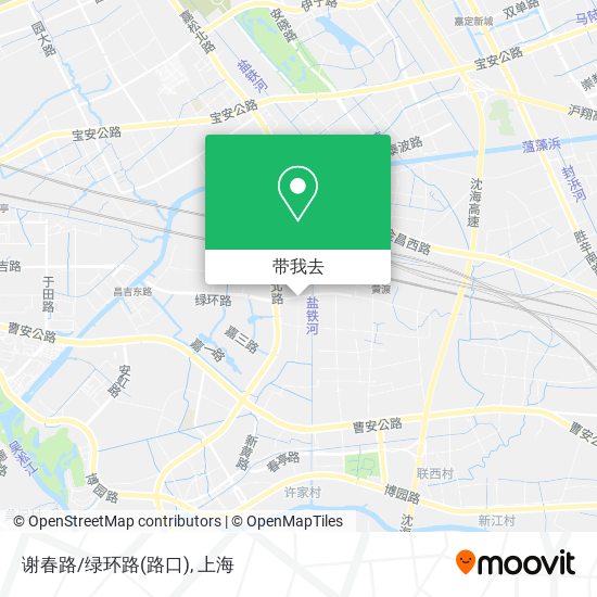 谢春路/绿环路(路口)地图