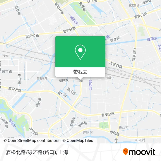 嘉松北路/绿环路(路口)地图