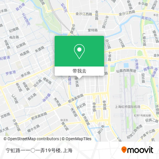 宁虹路一一〇一弄19号楼地图