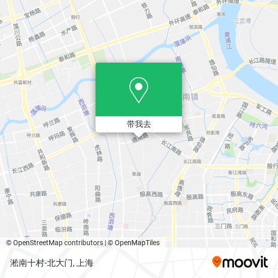淞南十村-北大门地图