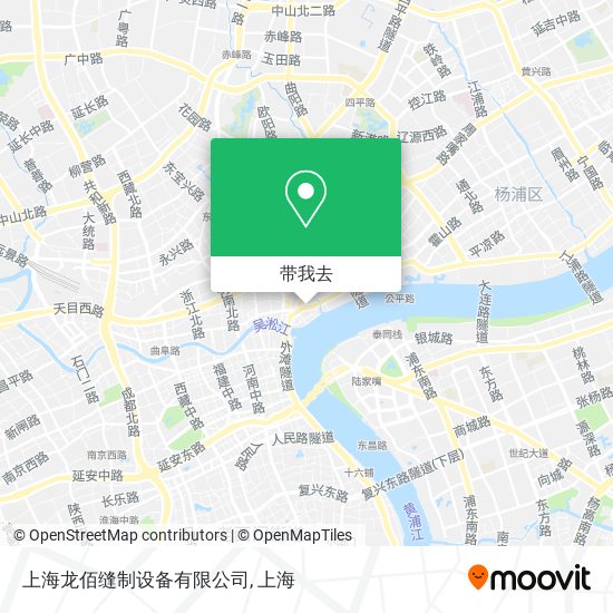 上海龙佰缝制设备有限公司地图