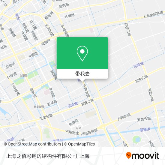 上海龙佰彩钢房结构件有限公司地图