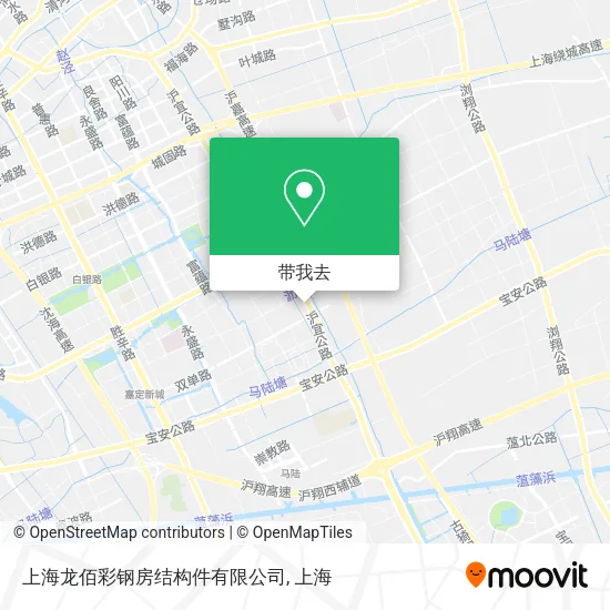 上海龙佰彩钢房结构件有限公司地图