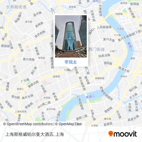 上海斯格威铂尔曼大酒店地图