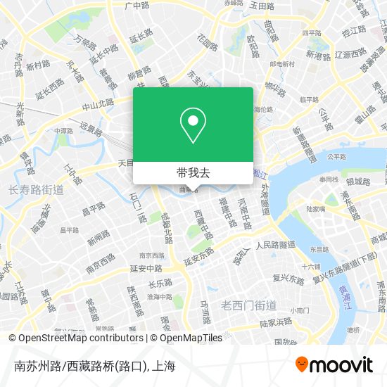 南苏州路/西藏路桥(路口)地图