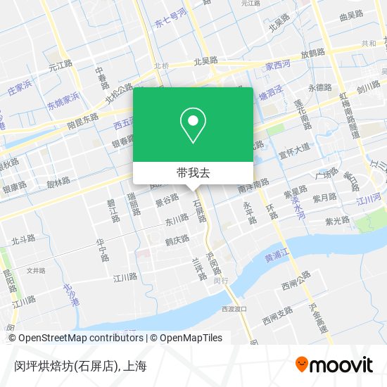 闵坪烘焙坊(石屏店)地图