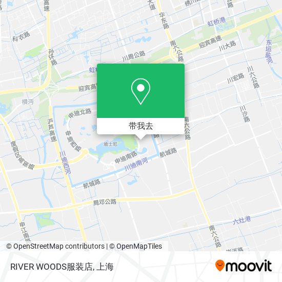 RIVER WOODS服装店地图