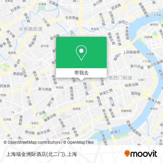 上海瑞金洲际酒店(北二门)地图