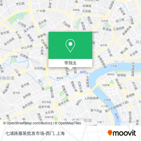 七浦路服装批发市场-西门地图