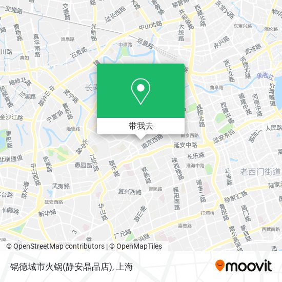 锅德城市火锅(静安晶品店)地图