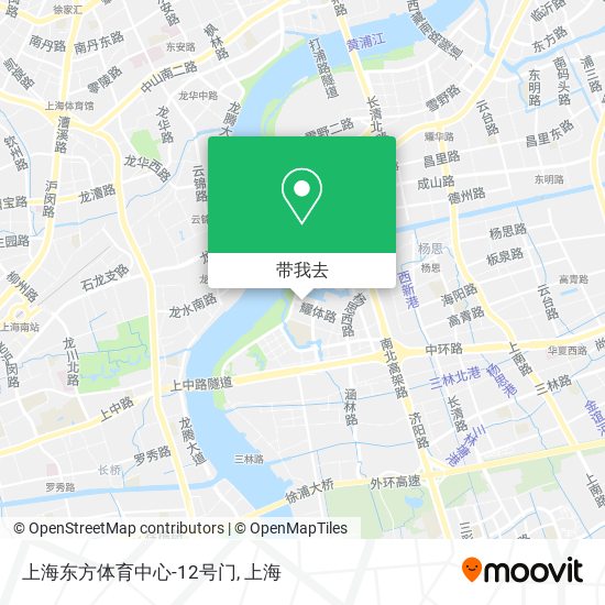 上海东方体育中心-12号门地图