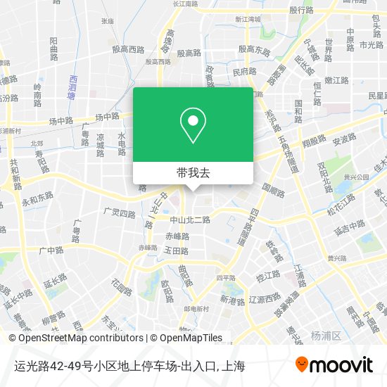 运光路42-49号小区地上停车场-出入口地图