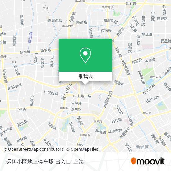 运伊小区地上停车场-出入口地图