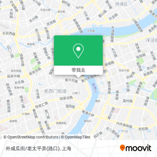 外咸瓜街/老太平弄(路口)地图