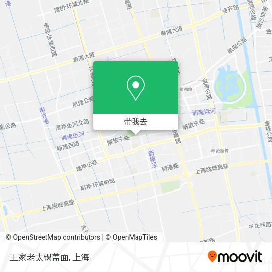 王家老太锅盖面地图