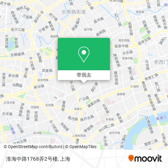 淮海中路1768弄2号楼地图