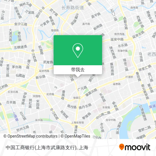 中国工商银行(上海市武康路支行)地图