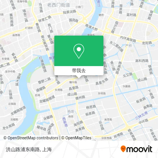 洪山路浦东南路地图