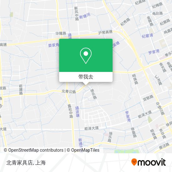北青家具店地图