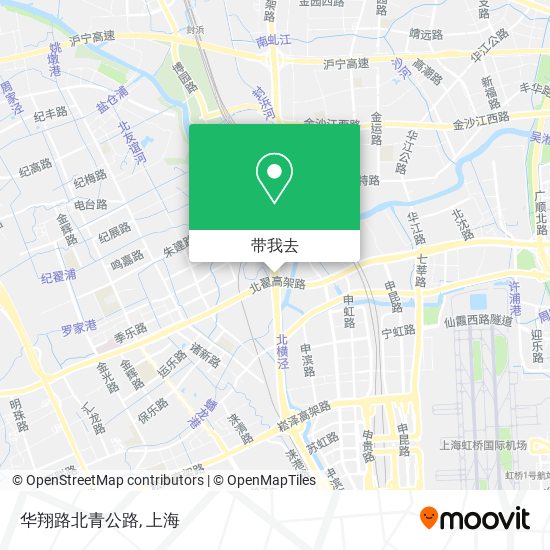 华翔路北青公路地图