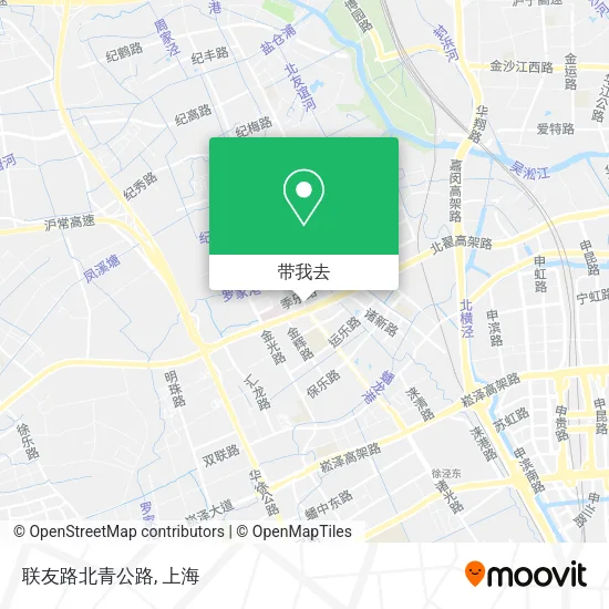 联友路北青公路地图
