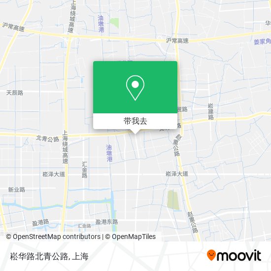 崧华路北青公路地图