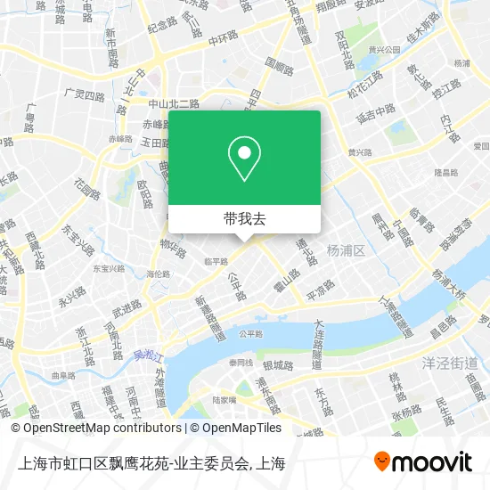 上海市虹口区飘鹰花苑-业主委员会地图