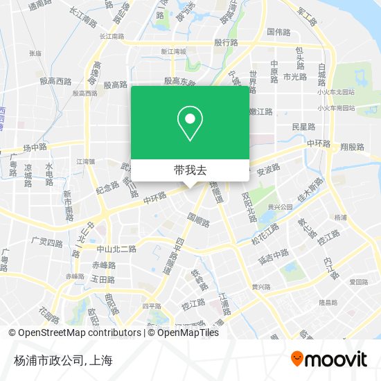 杨浦市政公司地图