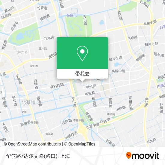 华佗路/达尔文路(路口)地图