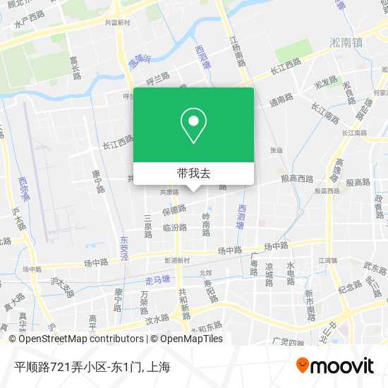 平顺路721弄小区-东1门地图
