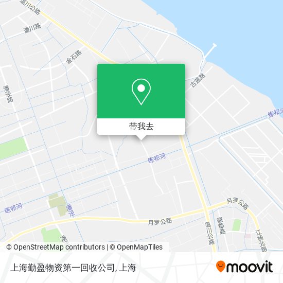 上海勤盈物资第一回收公司地图