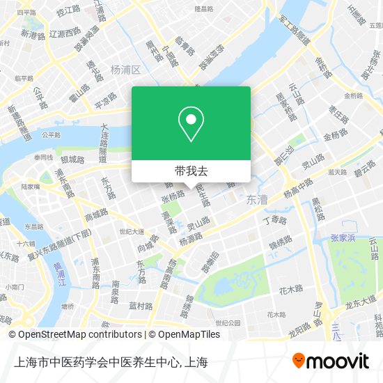 上海市中医药学会中医养生中心地图