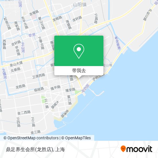 鼎足养生会所(龙胜店)地图