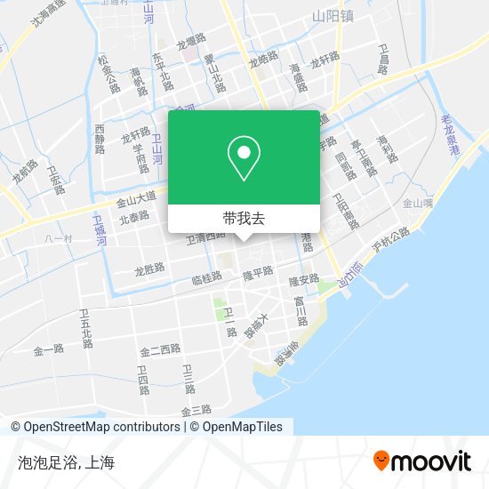 泡泡足浴地图