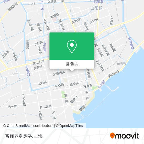 富翔养身足浴地图