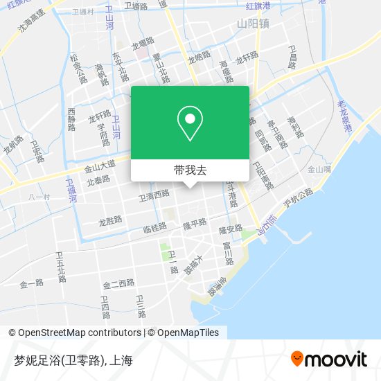 梦妮足浴(卫零路)地图