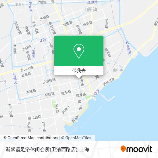 新紫霞足浴休闲会所(卫清西路店)地图