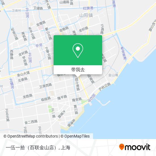 一伍一拾（百联金山店）地图