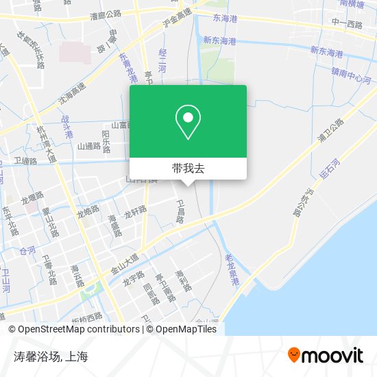 涛馨浴场地图